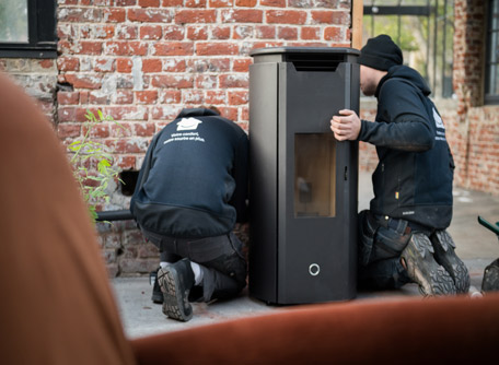 Dépannage d'un poele à granulés et bois par un technicien spécialisé Chauffage du Nord